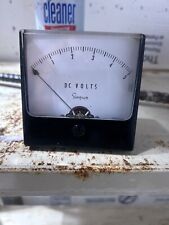 Vintage Simpson Dc Ammeter 0-2.0a Analog Panel Meter Amperes Untested