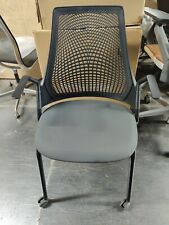Herman Miller Sayl Side Office Chair 4-leg Base With Arms W Casters Black
