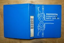 1973 Toyota Forklift Truck Parts Catalog 3fg10 14 15 2fd No. 56774-73 530 Pages