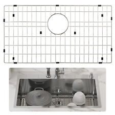 Vevor Kitchen Bottom Sink Protector Grid 26x14 Stainless Steel Drain Rack