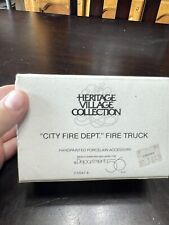 Dept 56 Cic Accessory - City Fire Dept Fire Truck - 56.55476 - Free Shipping
