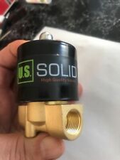 U.s. Solid Electric Solenoid Valve 38 Inch Brass 12v Dc