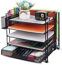 Paper Organizer Letter Tray With Drawer And Pen Holderdesk File Organizer Docum