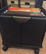 Rolling File Cabinet For Letter Size Folder Cube Cart On Wheels Mobile Organizer