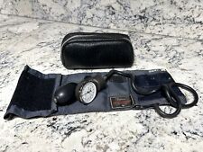 Tycos Vintage Sphygmomanometer Blood Pressure Cuff In Original Case Made In Usa