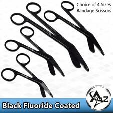 Lister Bandage Scissors Medical Instrument Stainless Steel Black Fluoride Coated
