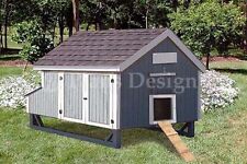 4x7 Gable Poultry Chicken House Coop Plans Material List Included 90407mg