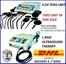 New Advance Ultrasound Therapy 1 Mhz Combo Unit Electrotherapy 04 Channel Machin