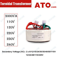 Ato Toroidal Transformer Dual Primary Secondary 3000va 24-0-24v30-0-30v