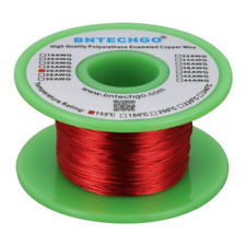 Bntechgo 26 Awg Enameled Copper Magnet Wire - 4 Oz - 0.0157 Red