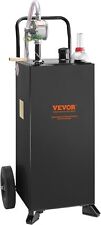 Vevor Fuel Caddy 30gal Gas Storage Tank On 2 Wheels W Manual Transfer Pump..