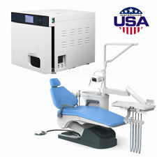 Dental Unit Chair Computer Controlled Dc Motor 22l Autoclave Steam Sterilizer