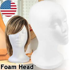 Styro Foam Head Female Foam Mannequin Wig Stand Head For Display Hair Hat Cap