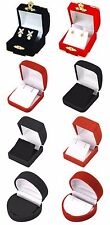 Red Or Black Earring Box Velvet Earring Jewelry Gift Boxes Wholesale Lots