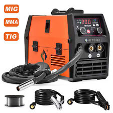 3 In 1 Mig Welder Inverter 120a Flux Core 110v 220v Arc Tig Mig Welding Machine