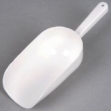 New White Plastic Scoop 10 For Popcorn Machines Ice Bulk Foods Free Shipping