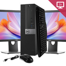 Dell Desktop Computer Pc I7 Up To 64gb Ram 4tb Ssd 24 Lcds Windows 11 Or 10