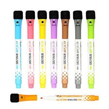 Magnetic Dry Erase Markers White Board Markers With Eraser Low Odor Whitebo...