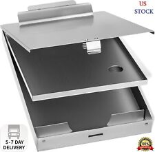 Aluminum Metal Clipboard Case Folder With Storage Contractor Rn Nurse Coach Work