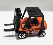 Hot Wheels 1979 Fork Lift Marcus Construction Orange Black 1979 Diecast Mattel