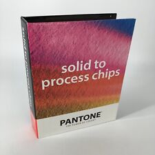 Vintage 1990s Pantone Solid To Process Chips C. 1992 Binder
