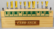 Carb-tech 10pc Woodworking Router Shaper Bit Set 70-160