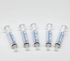 10cc Ultra-flo Oral Syringes 10ml Non-sterile Syringew-cap -2 Teaspoon -5 Pack