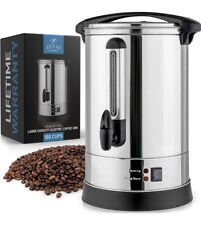 Zulay Premium Commercial Coffee Urn - Stainless Steel Large Coffee Dispenser