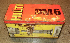 Vintage Hilti Hammer Drive Tool Dm6 With Metal Box 1957