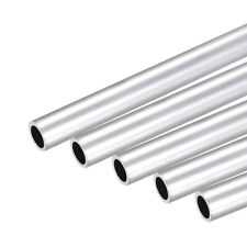 5pcs Aluminum Round Tube 10mm Od 8mm Inner Dia 250mm Length Pipe Tubing