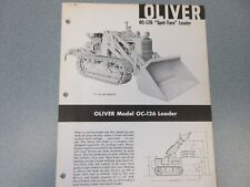 Oliver Crawler Oc-126 Spot Turn Loader Sales Brochure 2 Page