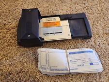 Elmetal Manual Credit Card Imprint Machine Bank Card Imprinter - Bonus 84 Sheets