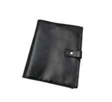 A5 Size Planner Faux Leather Black Agenda Organizer Diary 6 Rings Malden