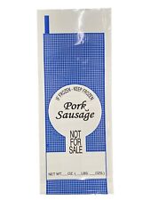 Pork Sausage Ground Meat Freezer Bags 2lb 1000 Count