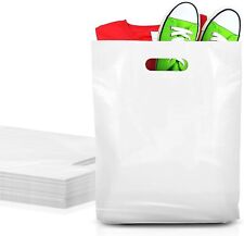 Large Plastic Merchandise Bags 16 X 4 X 22.5 500 Die Cut Handle 1.25 Mil