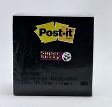 Post-it 654 Sticky Super Sticky Notes 5 Pads 3 In X 3 In 76 Mm X 76 Mm