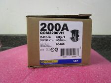 New Sealed Box Square D Qom2200vh 2 Pole 200a Circuit Breaker