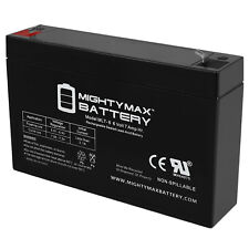 Mighty Max 6v 7ah Sla Battery Replaces Gallagher S17 Solar Fence Charger