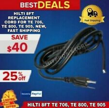 Hilti 8ft Replacement Cord For Te 706 Te 800 Te 905 New Fast Shipping