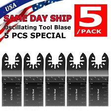 5pcs Oscillating Multi Tool Saw Blades Wood Metal Cut Cutter For Dewalt Fein