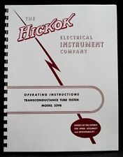 Hickok 539b Tube Tester Operating Manual