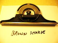 Machinist Brown Sharpe Usa Made Combination Sq. Protractor Head