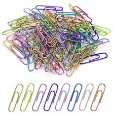 Paper Clips 240pcs Medium Size Colored Paper Clip Paperclips Assorted