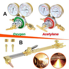 Hd Oxygen Acetylene Welding Cutting Outfit Torch Or Gas Welder W Regulators