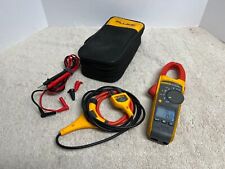 Fluke 376 True Rms Acdc Clamp Meter With Iflex I2500-18 Pouch And Leads