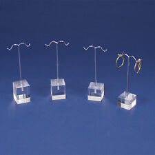 4pc Acrylic Earring Display Set Jewelry Earring Holder Earring Display Stands