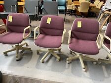 Lot Of 4 Vintage Conference Chairs By Allsteel