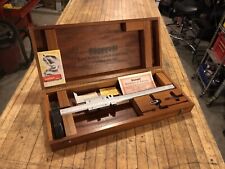 Starrett No. 255 14.5 Height Gage With Wood Case