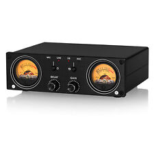 Dual Analog Vu Meter Db Panel Display Rcaxlr Audio Switcher Adapter Converter