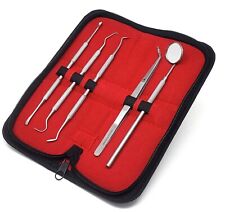 Professional Dental Oral Kit-scaler Probe Pick Set Mirror-tools German Stainless